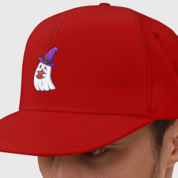 Кепка-снепбек Добрый призрак, цвет: красный