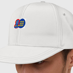 Кепка-снепбек 80 лет победе, цвет: белый