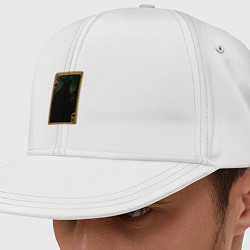 Кепка-снепбек Ди: туз треф, цвет: белый