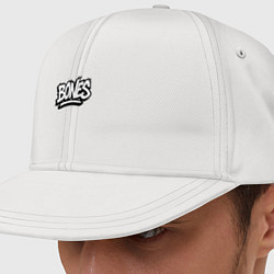 Кепка-снепбек Bones белый логотип, цвет: белый