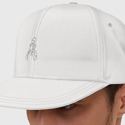 Кепка-снепбек Отец и сын, цвет: белый