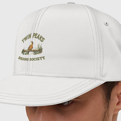 Кепка-снепбек Twin Peaks birding society, цвет: белый