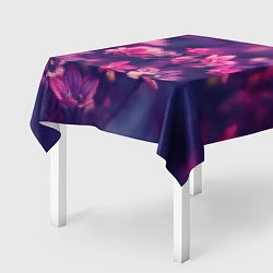 Скатерть для стола Цветы, цвет: 3D-принт — фото 2