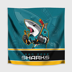Скатерть для стола San Jose Sharks, цвет: 3D-принт