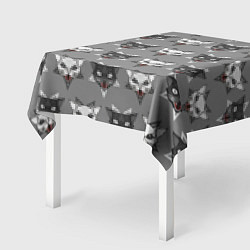 Скатерть для стола Злые котики, цвет: 3D-принт — фото 2