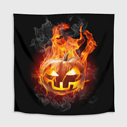 Скатерть для стола Огненная стихия хэллоуин, цвет: 3D-принт