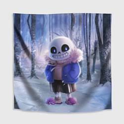 Скатерть для стола Winter forest & Sans, цвет: 3D-принт