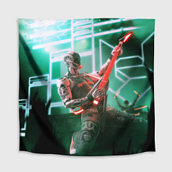Скатерть для стола Iron Maiden: Rocker Robot, цвет: 3D-принт
