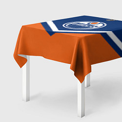 Скатерть для стола NHL: Edmonton Oilers, цвет: 3D-принт — фото 2