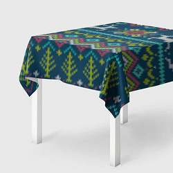 Скатерть для стола Вязаный узор 6, цвет: 3D-принт — фото 2