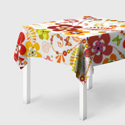 Скатерть для стола Летние цветы, цвет: 3D-принт — фото 2