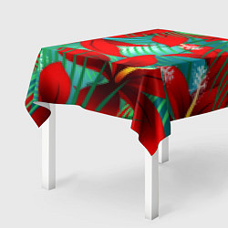 Скатерть для стола Red Flower, цвет: 3D-принт — фото 2