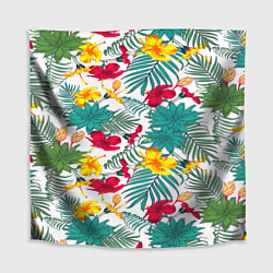 Скатерть для стола Тропический узор, цвет: 3D-принт