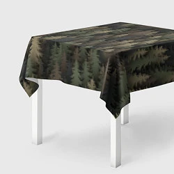 Скатерть для стола Лесной камуфляж, цвет: 3D-принт — фото 2