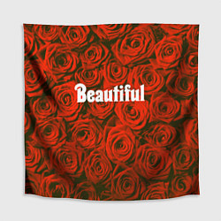 Скатерть для стола Beautiful Roses, цвет: 3D-принт