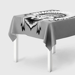 Скатерть для стола Волк-индеец, цвет: 3D-принт — фото 2