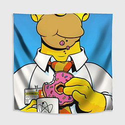 Скатерть для стола Homer with donut, цвет: 3D-принт