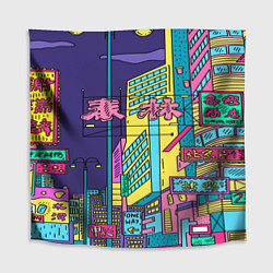 Скатерть для стола Токио сити, цвет: 3D-принт