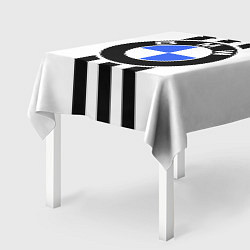 Скатерть для стола BMW: Black Strips, цвет: 3D-принт — фото 2