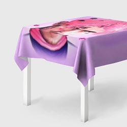 Скатерть для стола Lil Peep: Pink Edition, цвет: 3D-принт — фото 2
