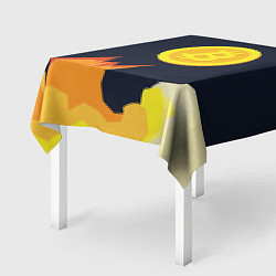 Скатерть для стола Bitcoin Up, цвет: 3D-принт — фото 2