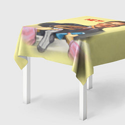 Скатерть для стола Носки не дарить, цвет: 3D-принт — фото 2