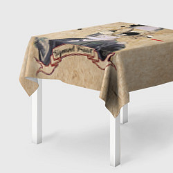 Скатерть для стола Зигмунд Фрейд, цвет: 3D-принт — фото 2