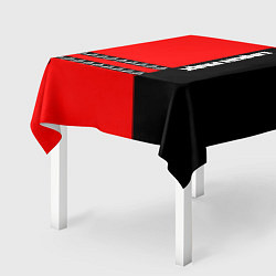 Скатерть для стола Linkin Park: Red & Black, цвет: 3D-принт — фото 2