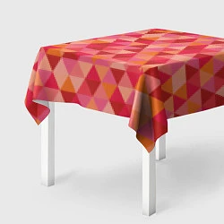Скатерть для стола Hipster Red, цвет: 3D-принт — фото 2