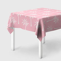 Скатерть для стола Розовые тропики, цвет: 3D-принт — фото 2