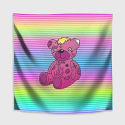 Скатерть для стола Lil Peep Bear, цвет: 3D-принт