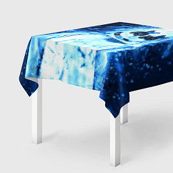 Скатерть для стола Marshmello: Blue Liquid, цвет: 3D-принт — фото 2
