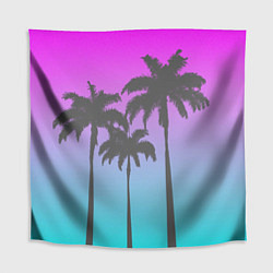 Скатерть для стола Пальмы 80s, цвет: 3D-принт