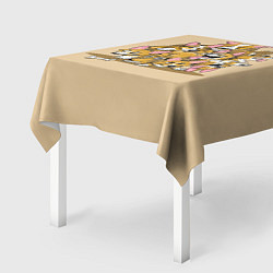 Скатерть для стола Игривые корги, цвет: 3D-принт — фото 2