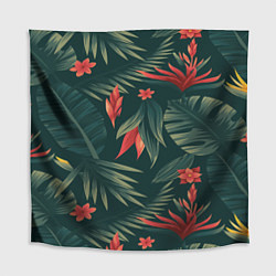 Скатерть для стола Зеленые тропики, цвет: 3D-принт