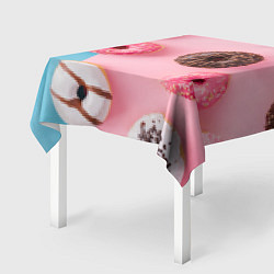 Скатерть для стола Сладкие пончики, цвет: 3D-принт — фото 2