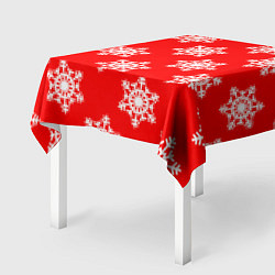 Скатерть для стола Красный снег, цвет: 3D-принт — фото 2