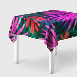 Скатерть для стола Неоновые тропики, цвет: 3D-принт — фото 2