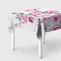 Скатерть для стола Розовые розы, цвет: 3D-принт — фото 2