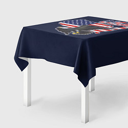 Скатерть для стола USA - flag and eagle, цвет: 3D-принт — фото 2