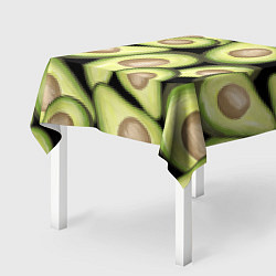 Скатерть для стола Avocado background, цвет: 3D-принт — фото 2