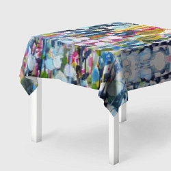Скатерть для стола Watercolor Flowers, цвет: 3D-принт — фото 2