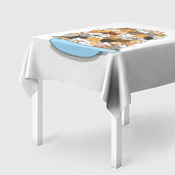 Скатерть для стола Котоколлаж 06, цвет: 3D-принт — фото 2