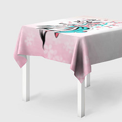 Скатерть для стола ЛИСА И САКУРА, цвет: 3D-принт — фото 2