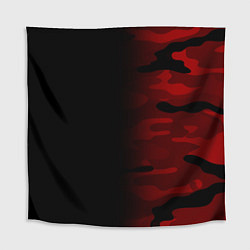 Скатерть для стола RED BLACK MILITARY CAMO, цвет: 3D-принт