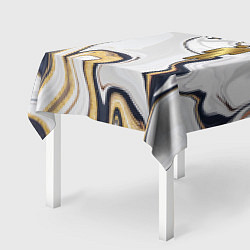 Скатерть для стола Billie Eilish Gold, цвет: 3D-принт — фото 2