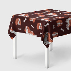 Скатерть для стола Спаниели, цвет: 3D-принт — фото 2