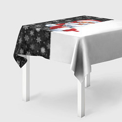 Скатерть для стола Дедушка Мороз, цвет: 3D-принт — фото 2