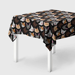 Скатерть для стола Много котов, цвет: 3D-принт — фото 2