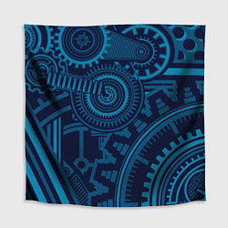Скатерть для стола Steampunk Mechanic Blue, цвет: 3D-принт